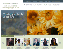 Tablet Screenshot of coopersorrells.com